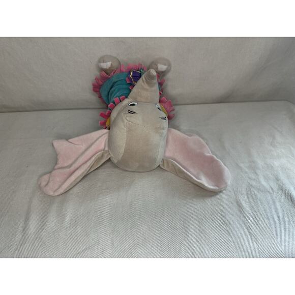 Disney Baby Dumbo Swaddle fringe blanket Lovey Babies Plush 10” Elephant Parks - Picture 3 of 6
